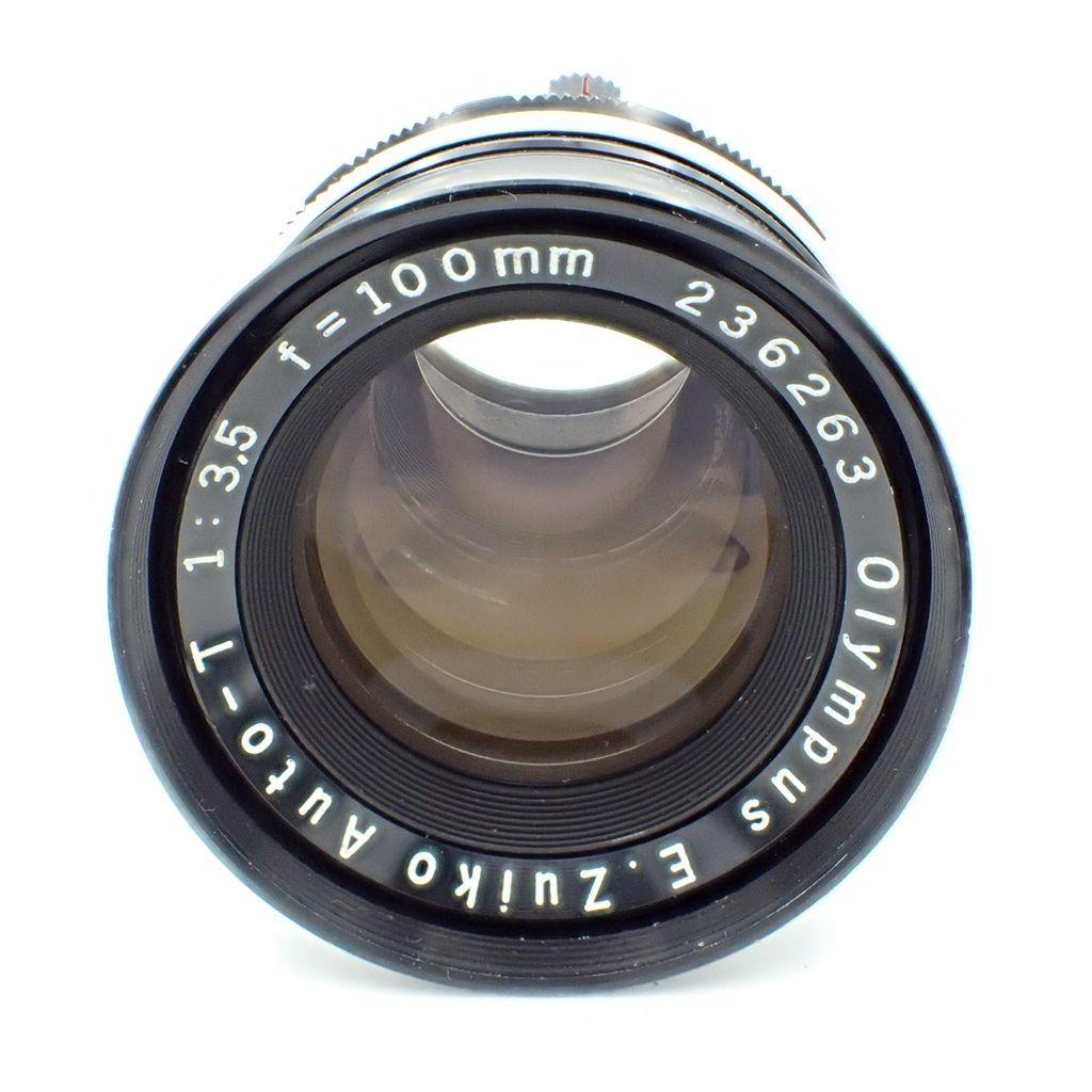 【動作確認済】OLYMPUS ペン用 100mm f3.5純正フード&キャップ付