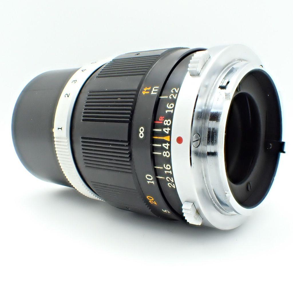 【動作確認済】OLYMPUS ペン用 100mm f3.5純正フード&キャップ付