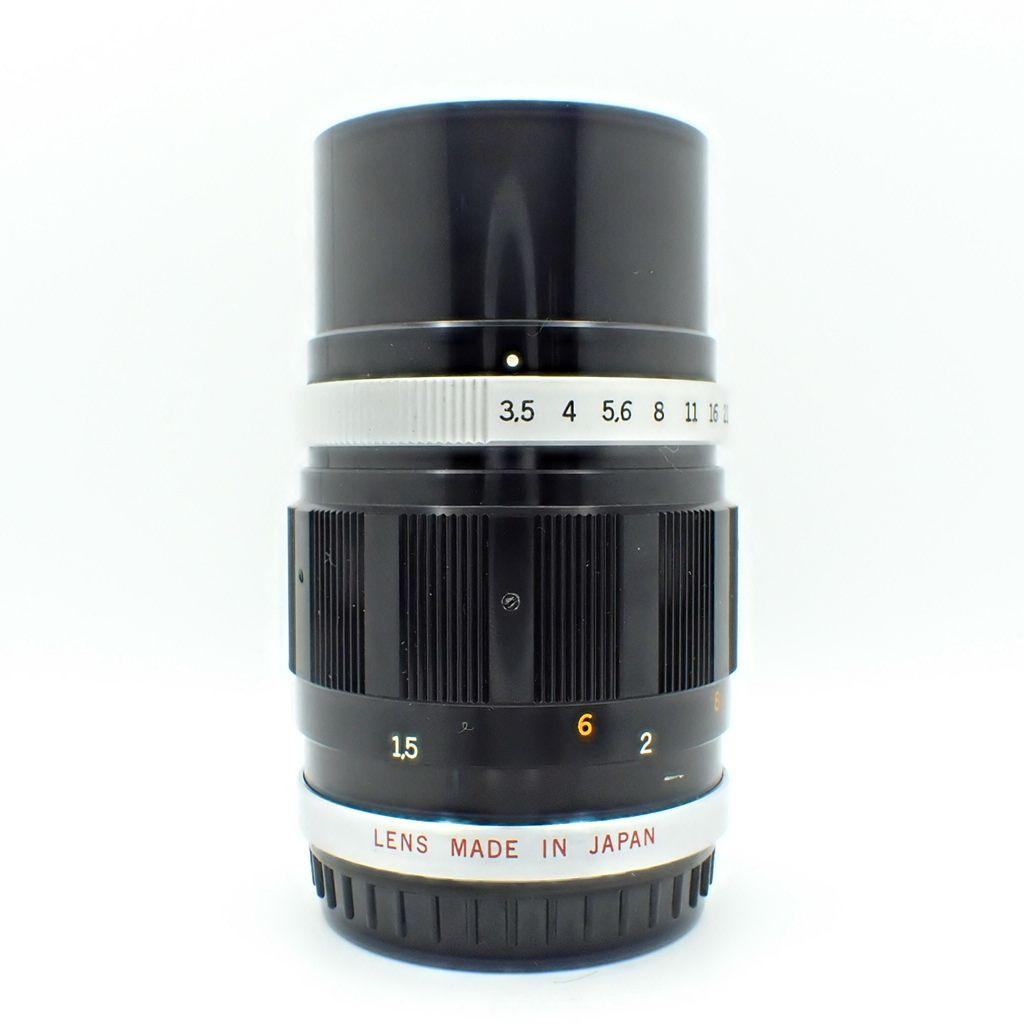 【動作確認済】OLYMPUS ペン用 100mm f3.5純正フード&キャップ付