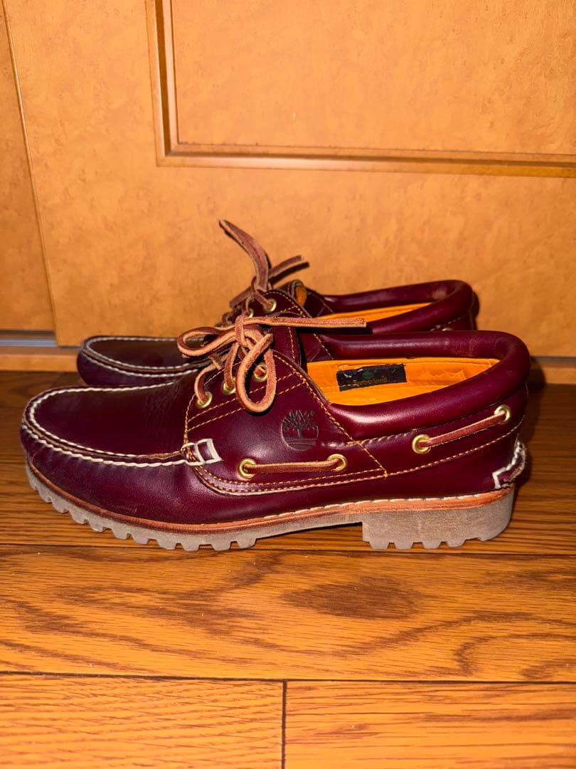 ［美品］Timberland 3eyeバーガンディ 27.0cm