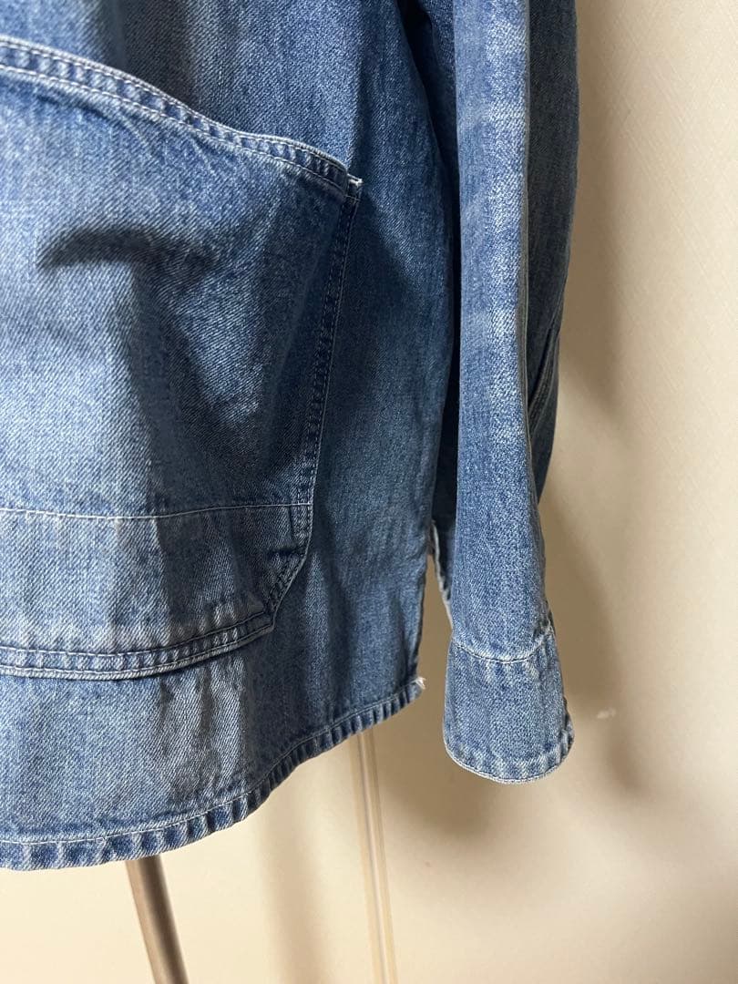 ★値下げ　Veritecoeur 　デニムワークジャケット　F 美品