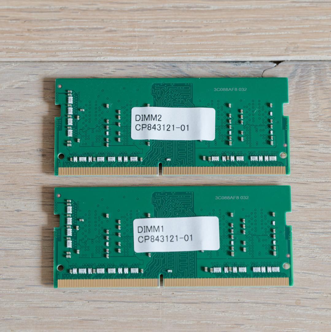 SKHynix 16GB 8GB 2枚 SODIMM ノートPC用メモリ