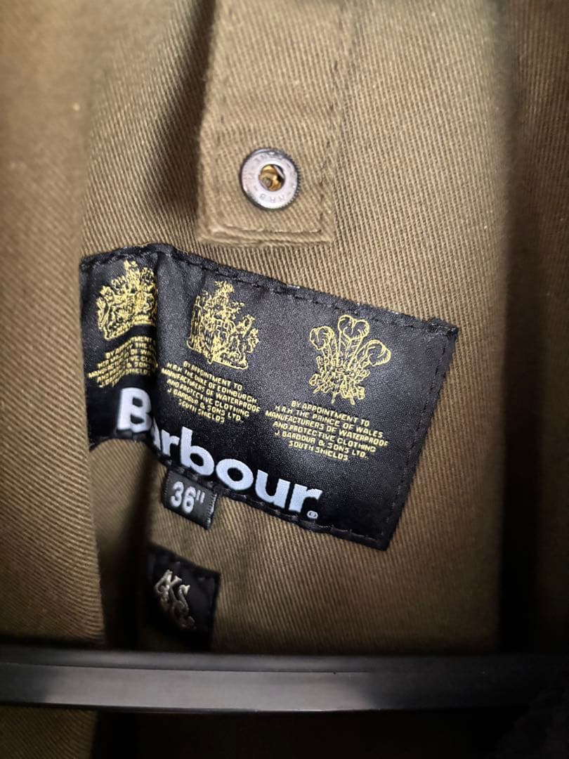 キャプテンサンシャイン✖️バブアー　トラベラーコート　サイズ36