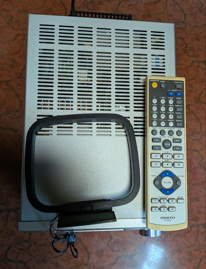 ★【美品】 ONKYO CD MD チューナーアンプ 　 上位機種FR-N9X