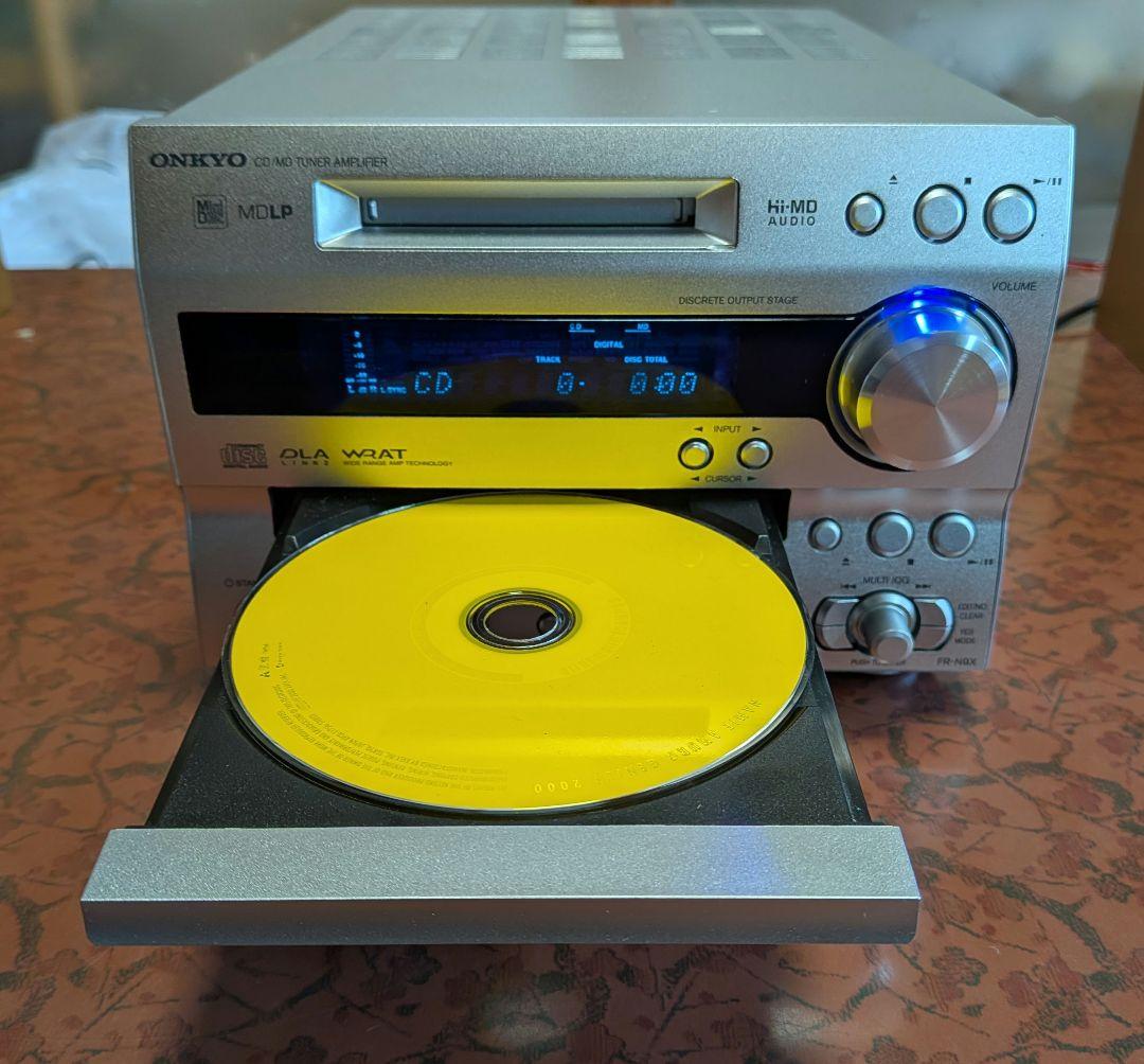 ★【美品】 ONKYO CD MD チューナーアンプ 　 上位機種FR-N9X