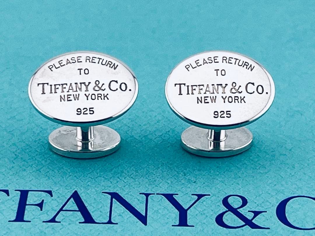 c928 ティファニー　リターントゥ　カフス　カフリンクス　シルバー　925