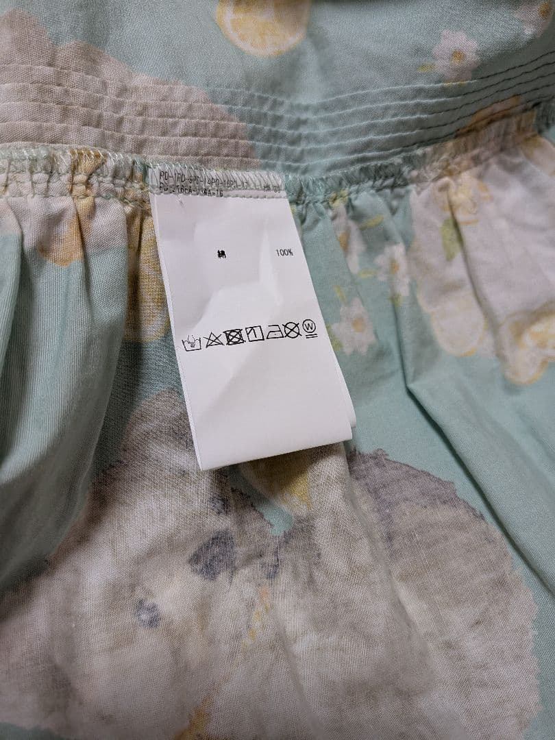 お値下ピンクハウス2024年ハニーレモンテディ　スカートとブラウスセット　ミント