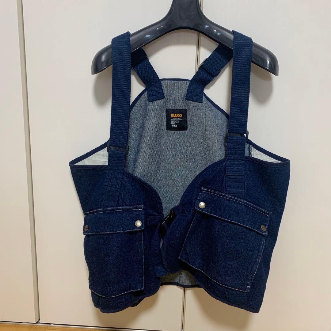 BLUCO ダークブルー ワークベスト