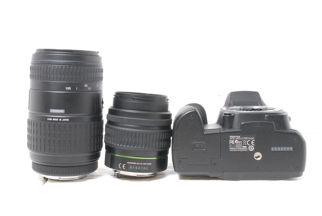 訳あり❤️ショット数少✨PENTAX K100 D SUPER ダブルレンズ