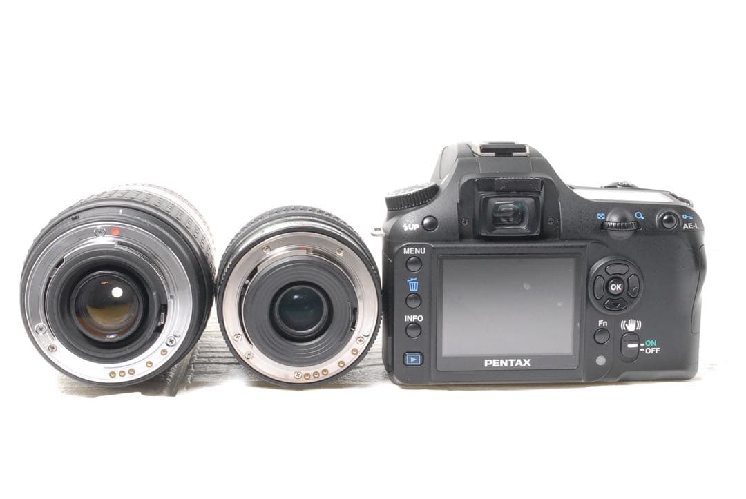 訳あり❤️ショット数少✨PENTAX K100 D SUPER ダブルレンズ