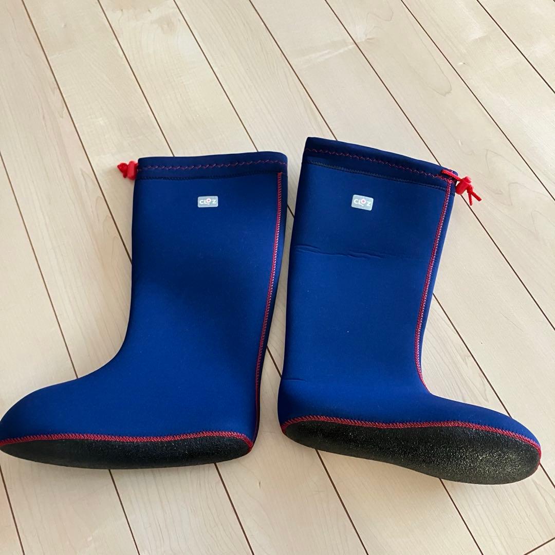 未使用 足湯ブーツ クロッツ CLO'Z Mサイズ 24.5-26cm ネイビー