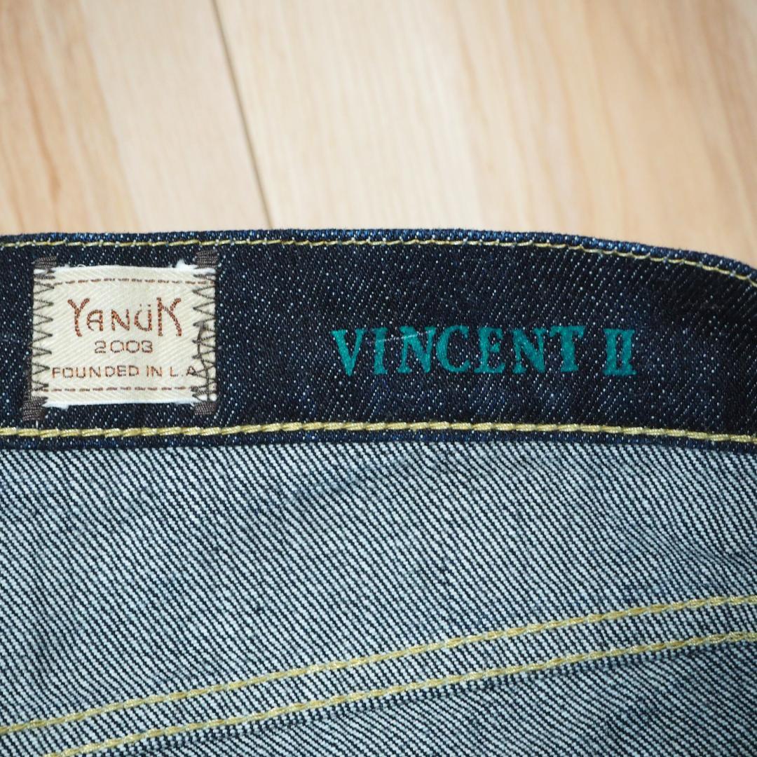 藤原裕×YANUKコラボレーションデニム　ワンウォッシュインディゴ　W：30