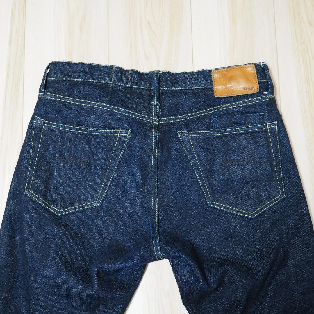 藤原裕×YANUKコラボレーションデニム　ワンウォッシュインディゴ　W：30
