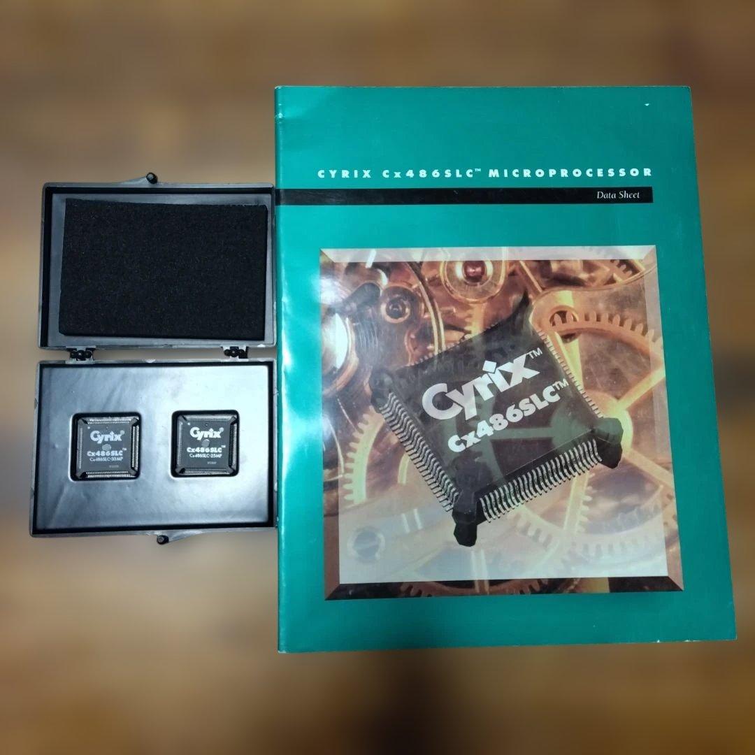 Cyrix Cx486SLC CPU 2個セット