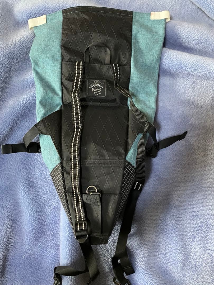 ロウロウマウンテンワークス 背負えるサドルバッグ ブルー ペーパースカイ