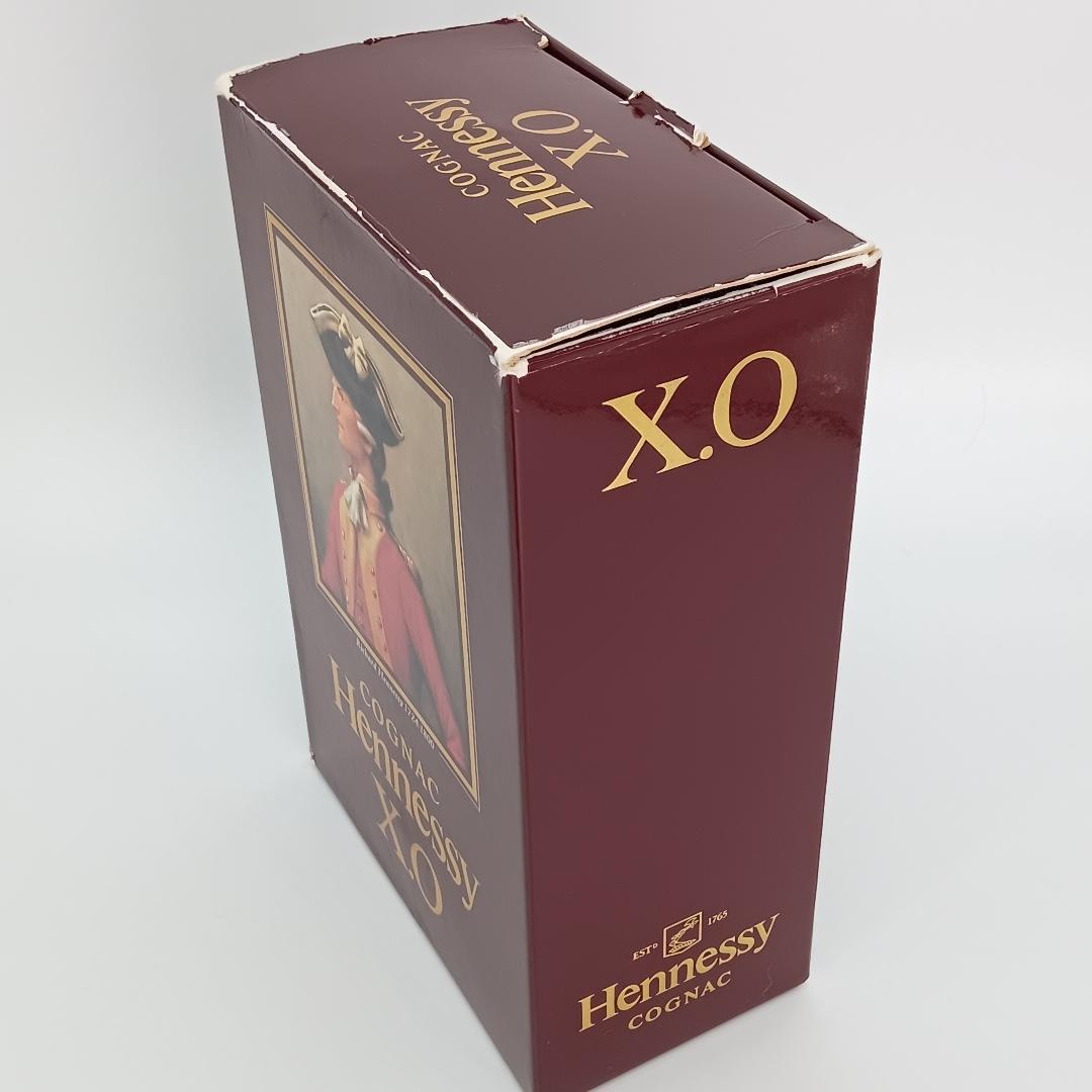 未開栓 古酒 ヘネシー X.O ブランデー 700ml 金キャップ 中国 箱有