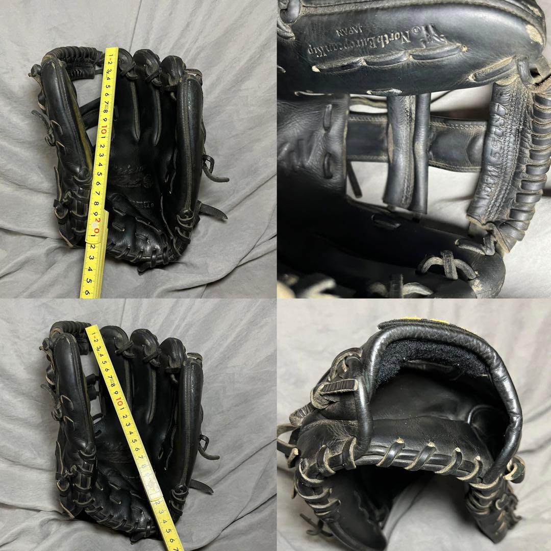 90s ミズノプロ　ビッグM キップレザー　3Dテクノロジー　硬式内野用グラブ