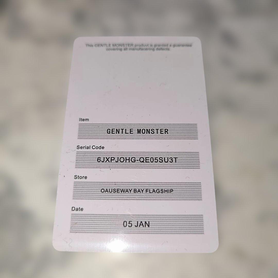 鑑定済/新品未使用品■GENTLE MONSTER Lilit 01 サングラス