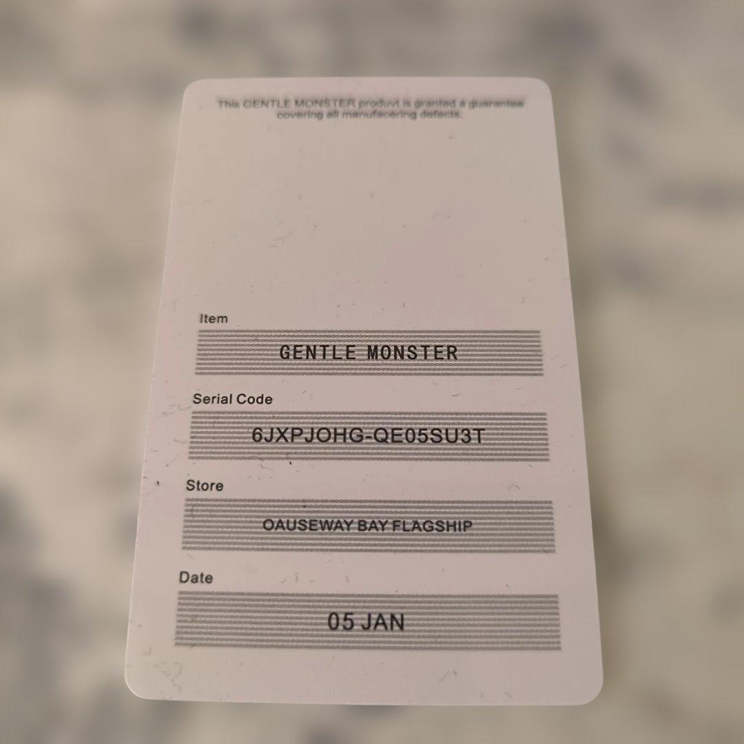 鑑定済/新品未使用品■GENTLE MONSTER Lilit 01 サングラス