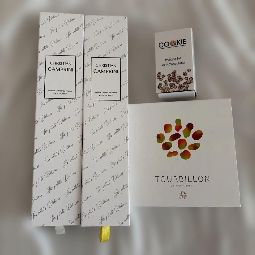 クリスチャンカンプリニ他　サロンデュショコラ　人気チョコレート3点セット