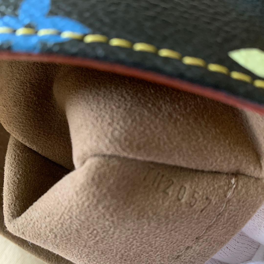 LOUIS VUITTON ブラック マルチカラー ハンドバッグ　エライザ