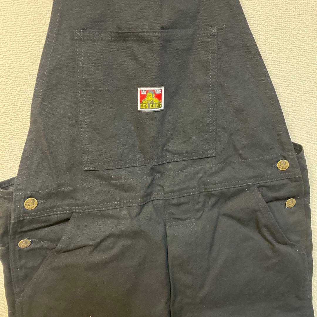 BEN DAVIS ブラックオーバーオール