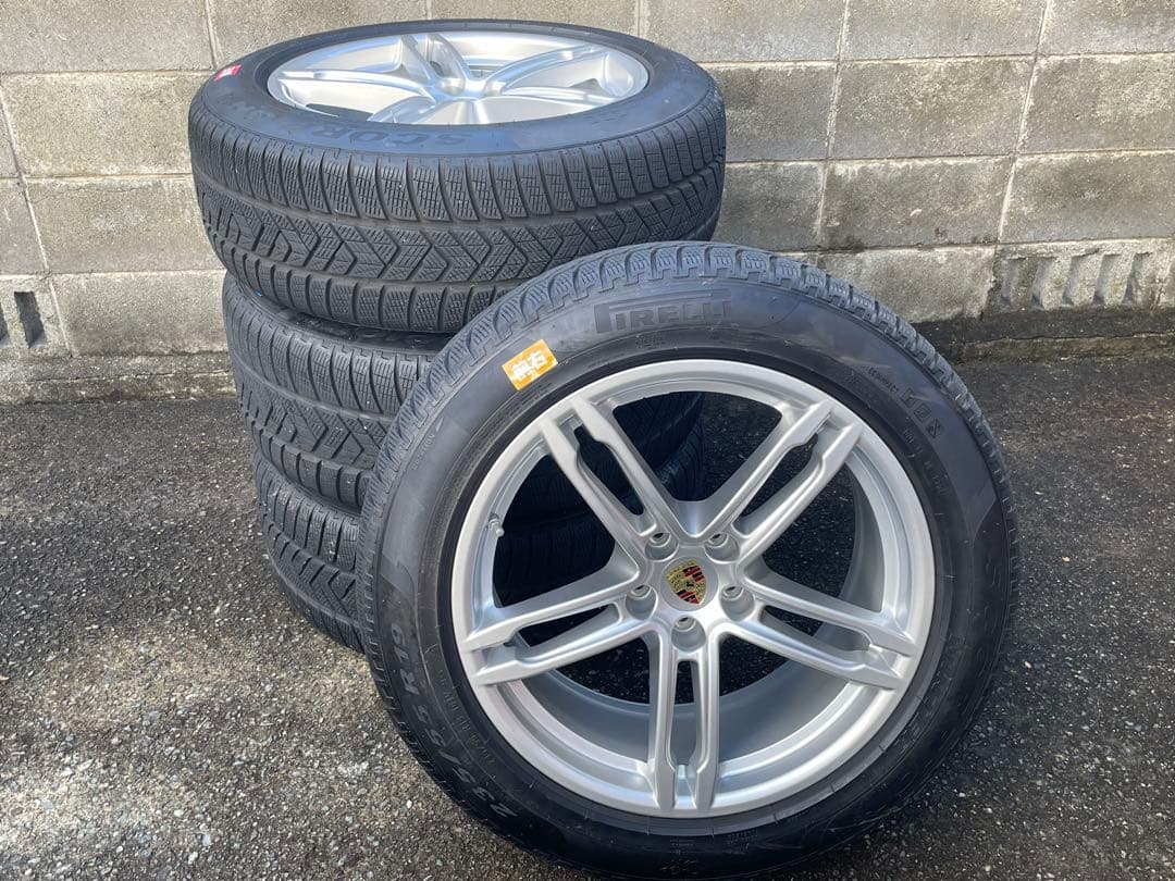 ポルシェマカン純正19インチ ウィンターホイール&タイヤセット ピレリ