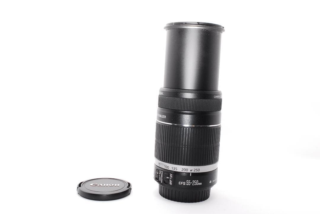 Canon EF-S 55-250mm IS 手ブレ補正　望遠レンズ　おまけ付