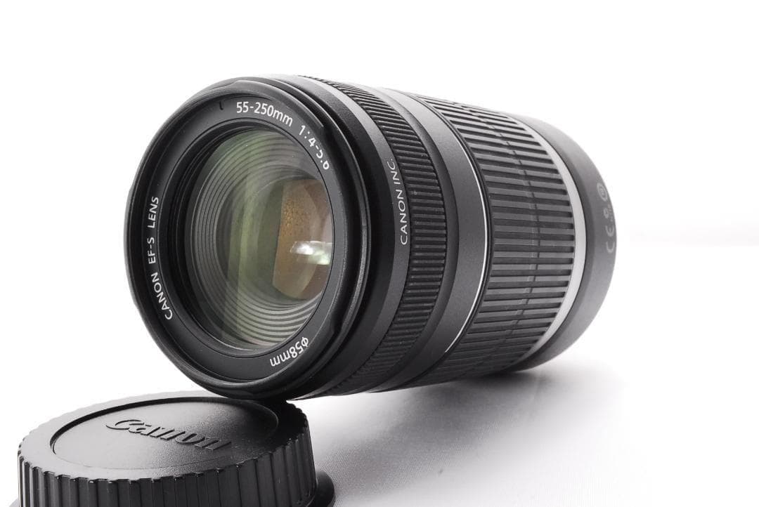 Canon EF-S 55-250mm IS 手ブレ補正　望遠レンズ　おまけ付