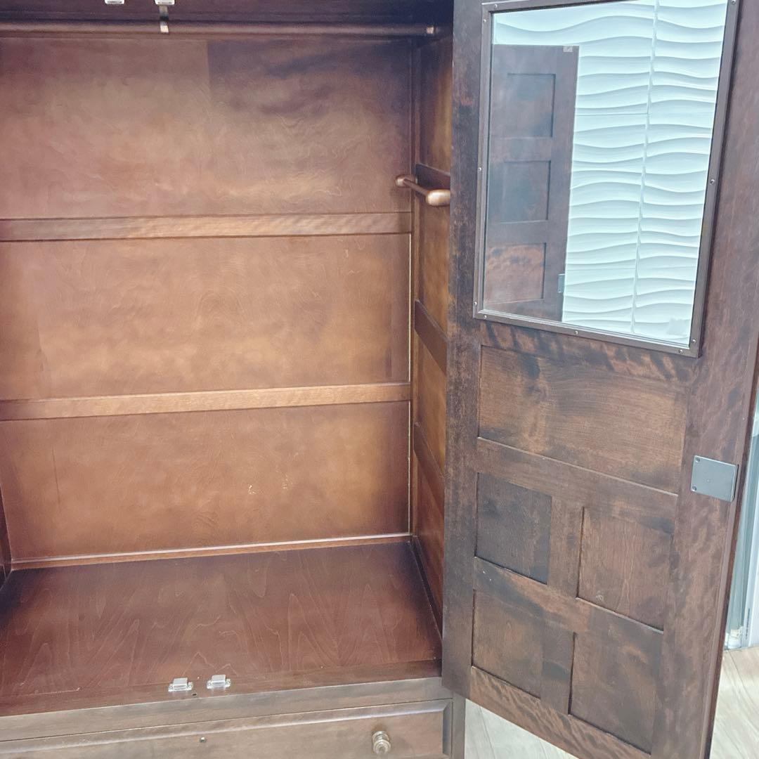 ◇大阪府神戸市配達無料！◇北海道民芸家具◇洋服箪笥ワードローブ◇アンティーク◇