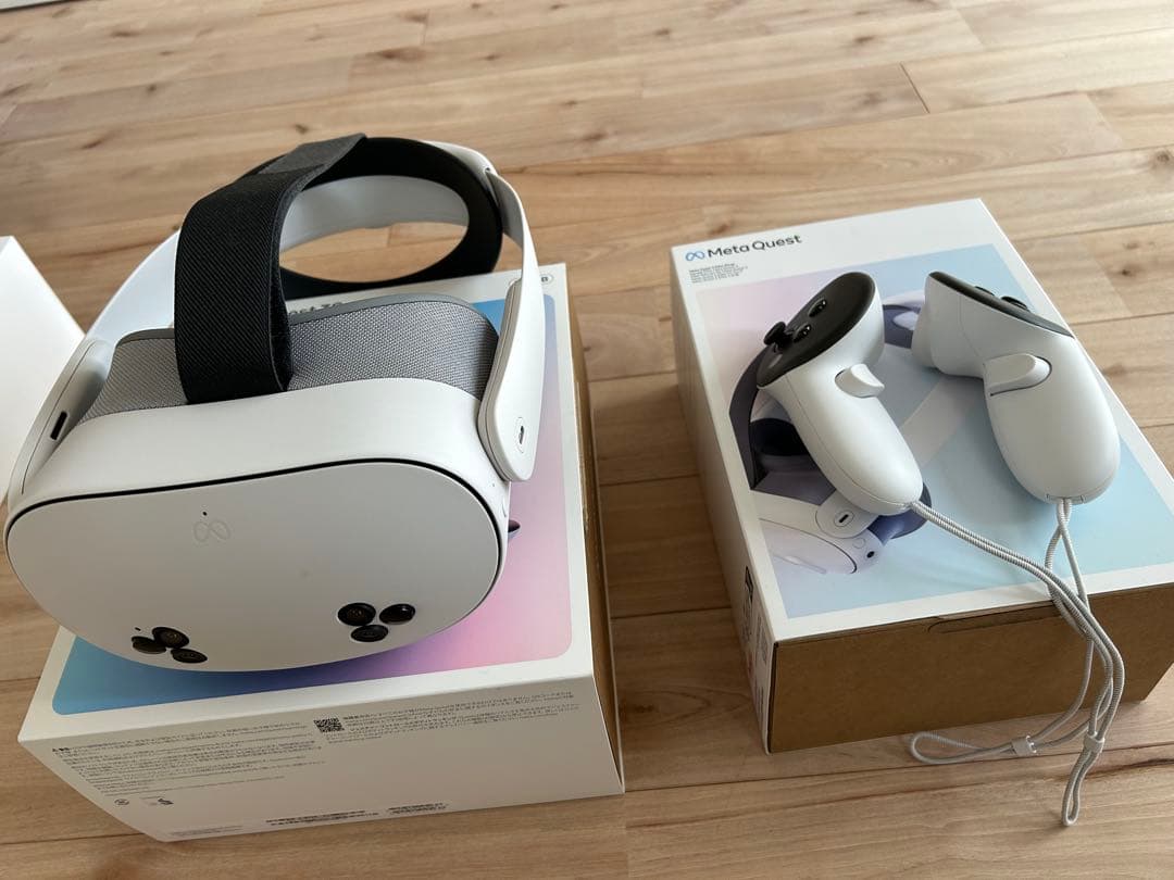  Quest 3s 128GB 純正エリートストラップ 通気性型接顔部付