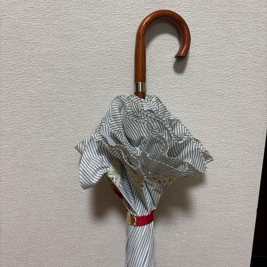 ラルフローレン 日傘 ストライプ