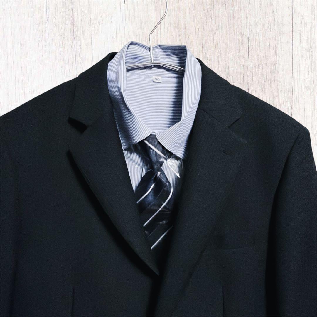 【5点セット】新品 WANDER FACTORY 160cm スーツ 黒 男の子