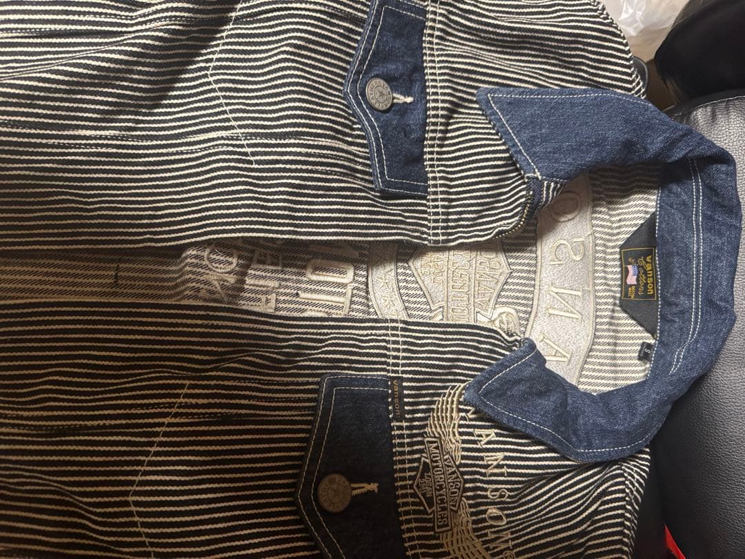 VANSON ヒッコリー ツナギ