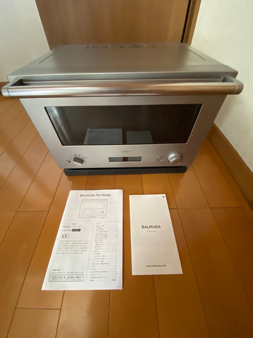 ジャンク品　BALMUDA オーブンレンジ K04A ブラック　2022年製