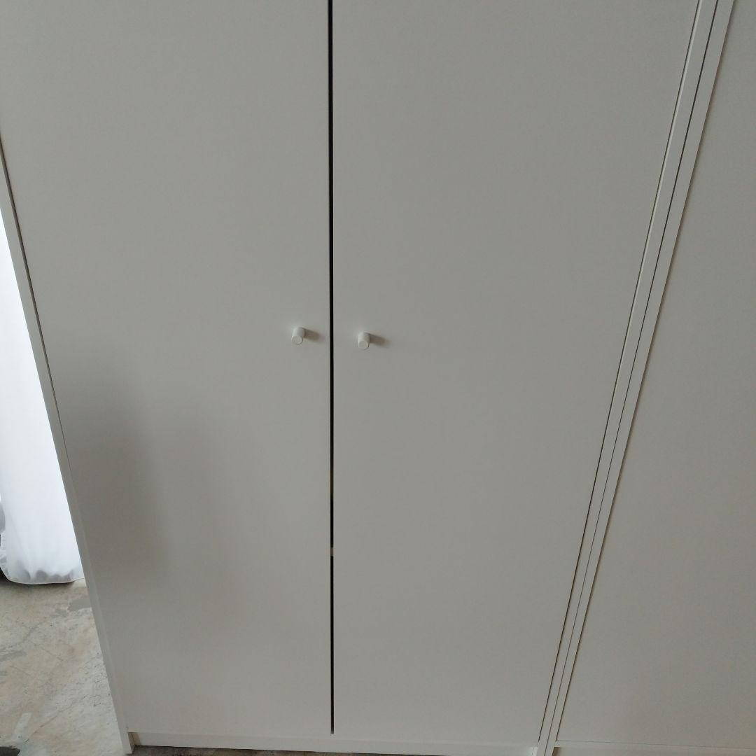 IKEA 棚 KLEPPSTAD ワードローブ ホワイト 79x176 cm