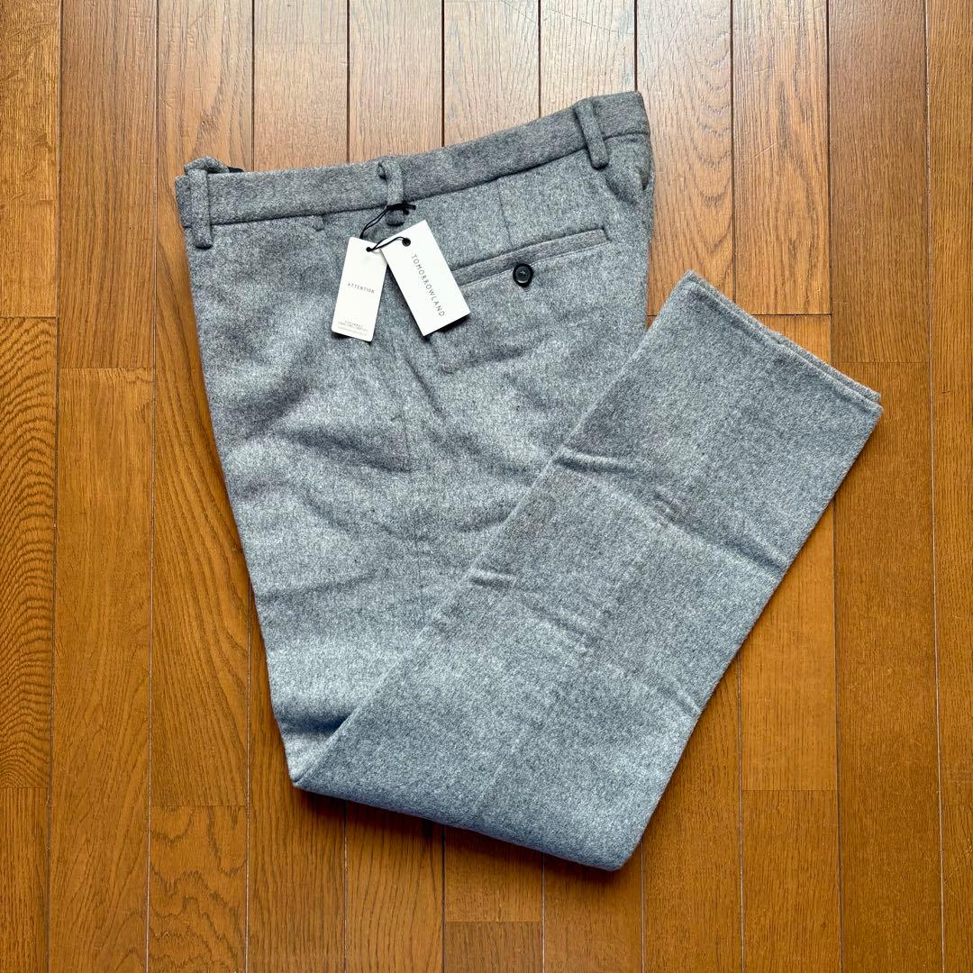 【新品未使用】TOMORROWLAND メンズウールパンツ 48