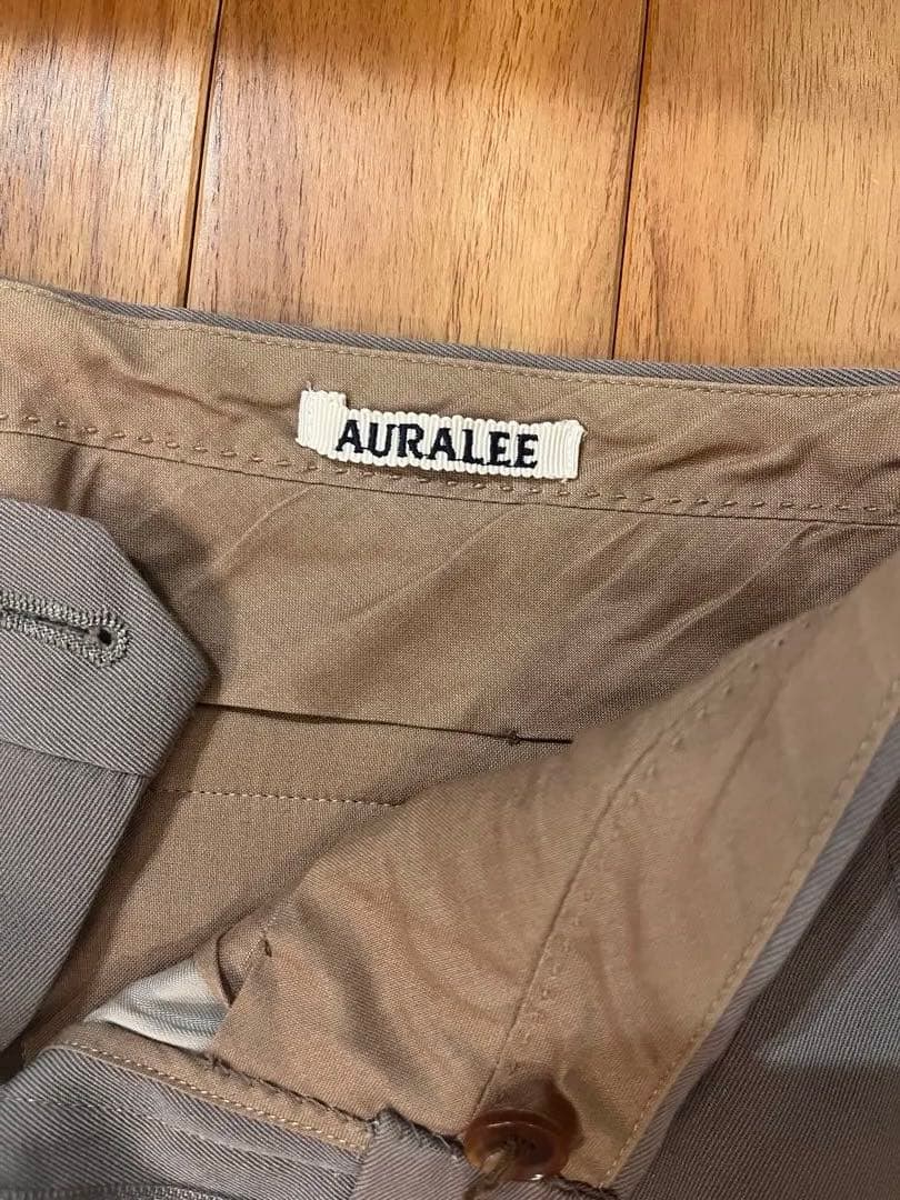 パンツ auralee wool max gabardine slacks pants