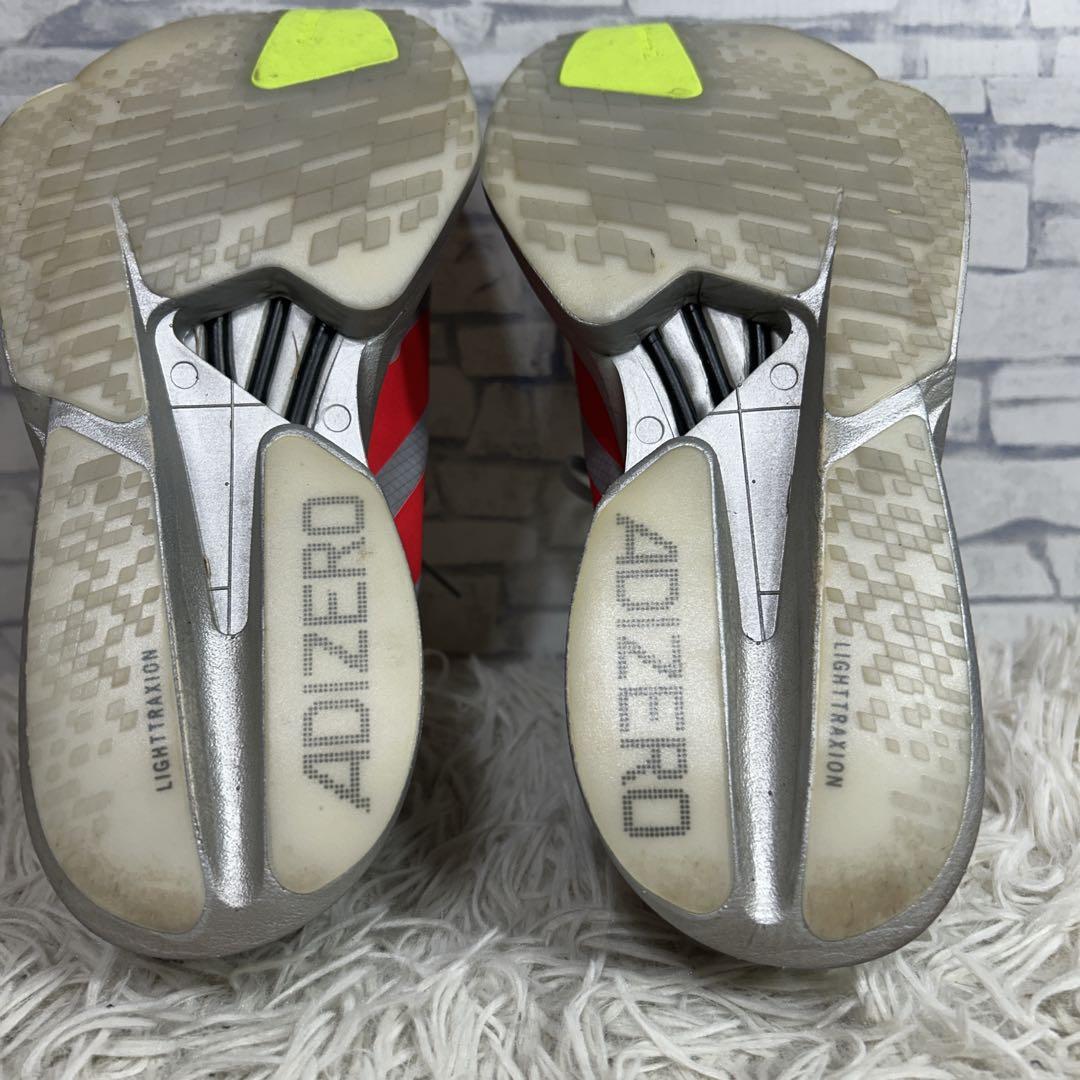 adidas adizero adios pro4 24.5cm シルバーレッド