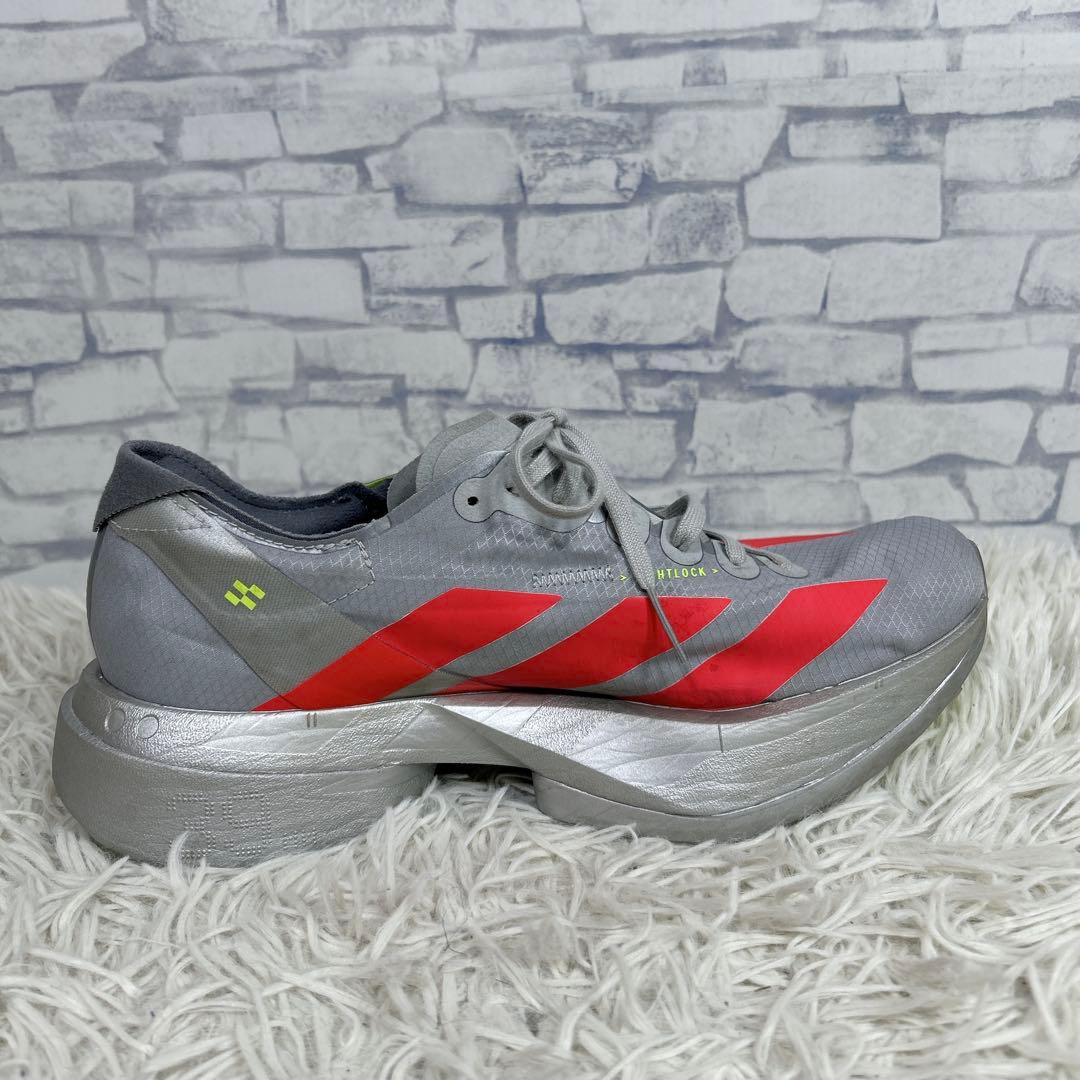 adidas adizero adios pro4 24.5cm シルバーレッド