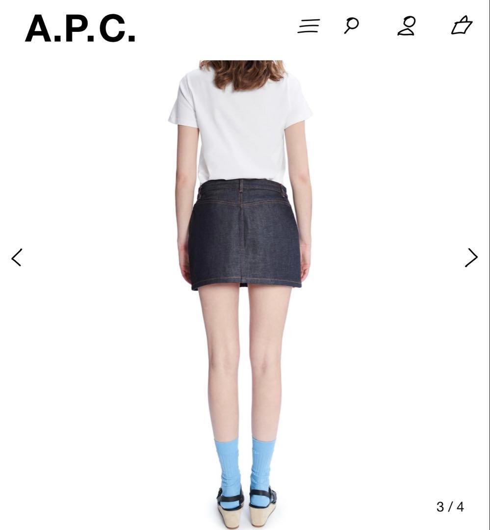APCデニムスカート ミニスカート