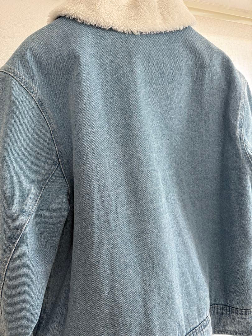 美品　アディダスオリジナルス　デニムジャケット　ボアジャケット