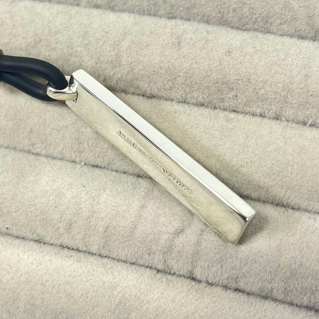 美品✨ティファニー　ネックレス　アトラス　ラバー　シリコン　シルバー　925