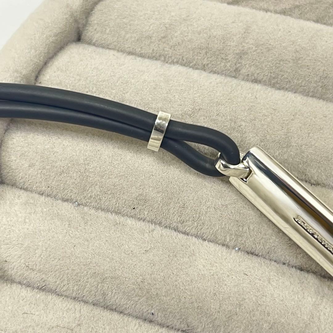 美品✨ティファニー　ネックレス　アトラス　ラバー　シリコン　シルバー　925