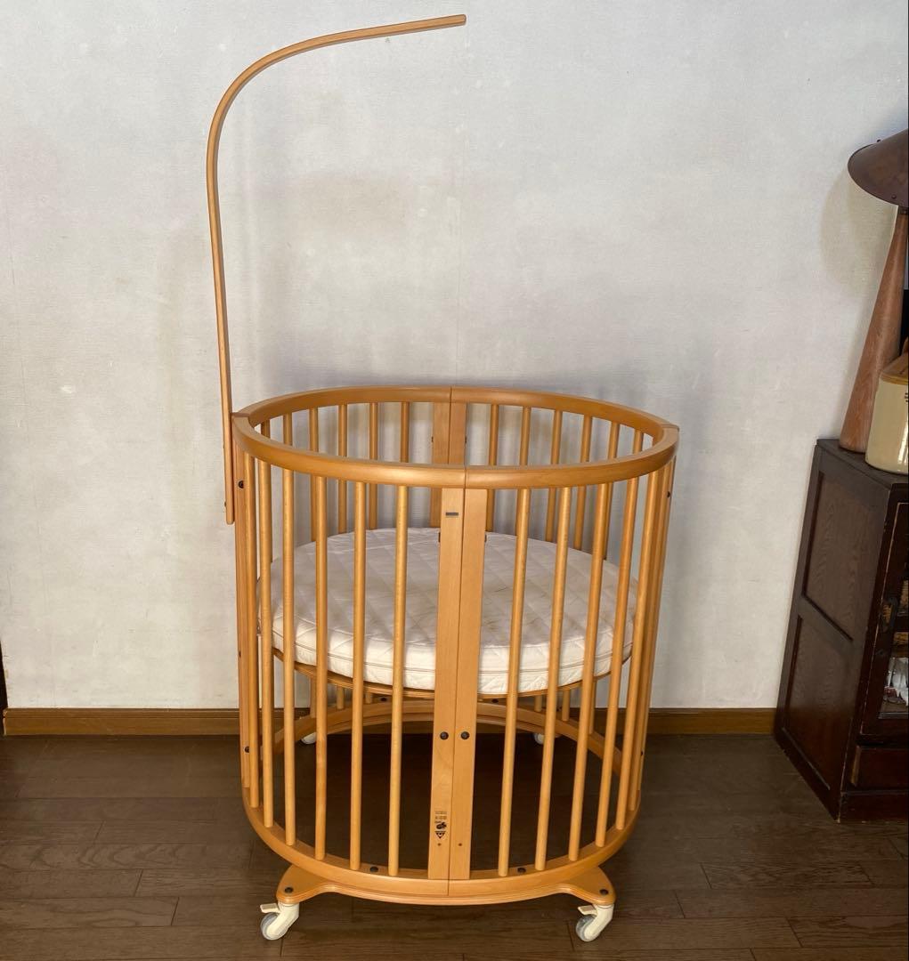 STOKKE スリーピーベッド ミニ 付属品付き 【山】