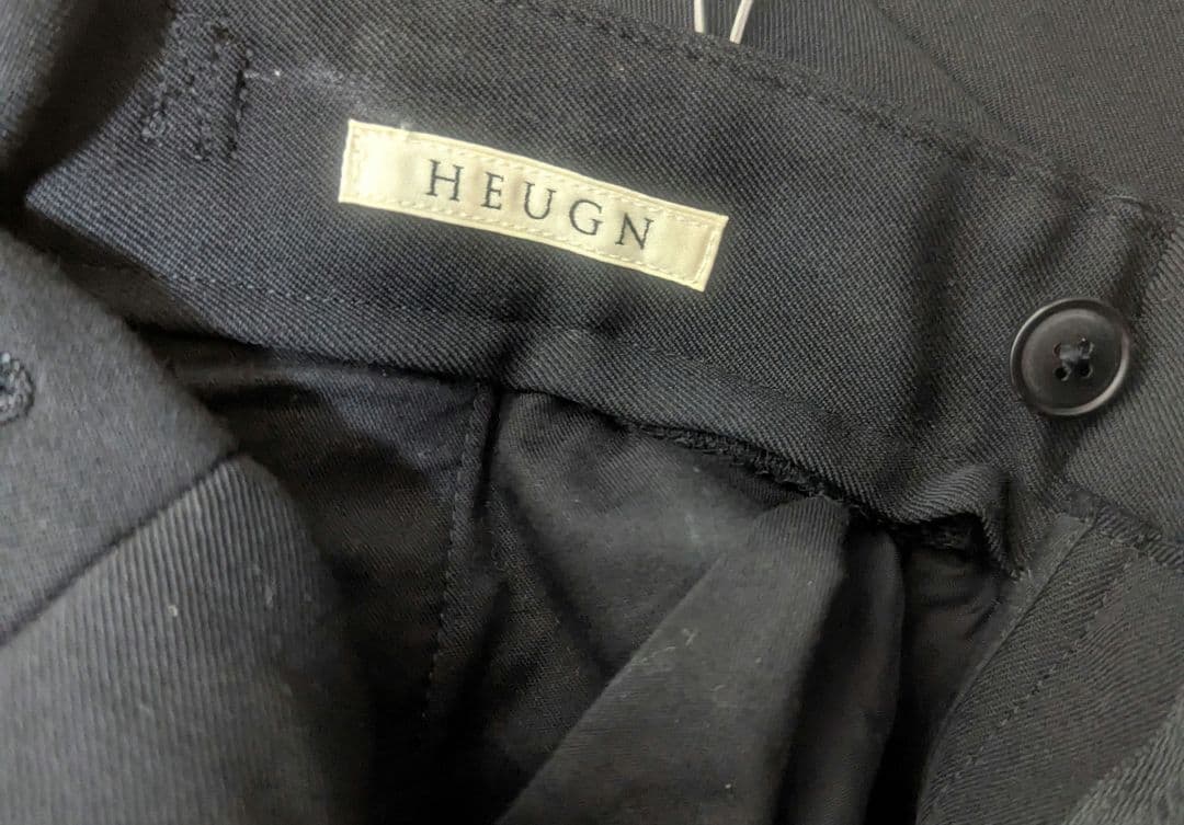 パンツ HEUGN Aaron Gabardine Black 24aw
