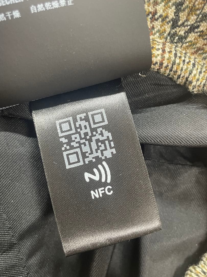 miumiu ベレー帽　チェック柄