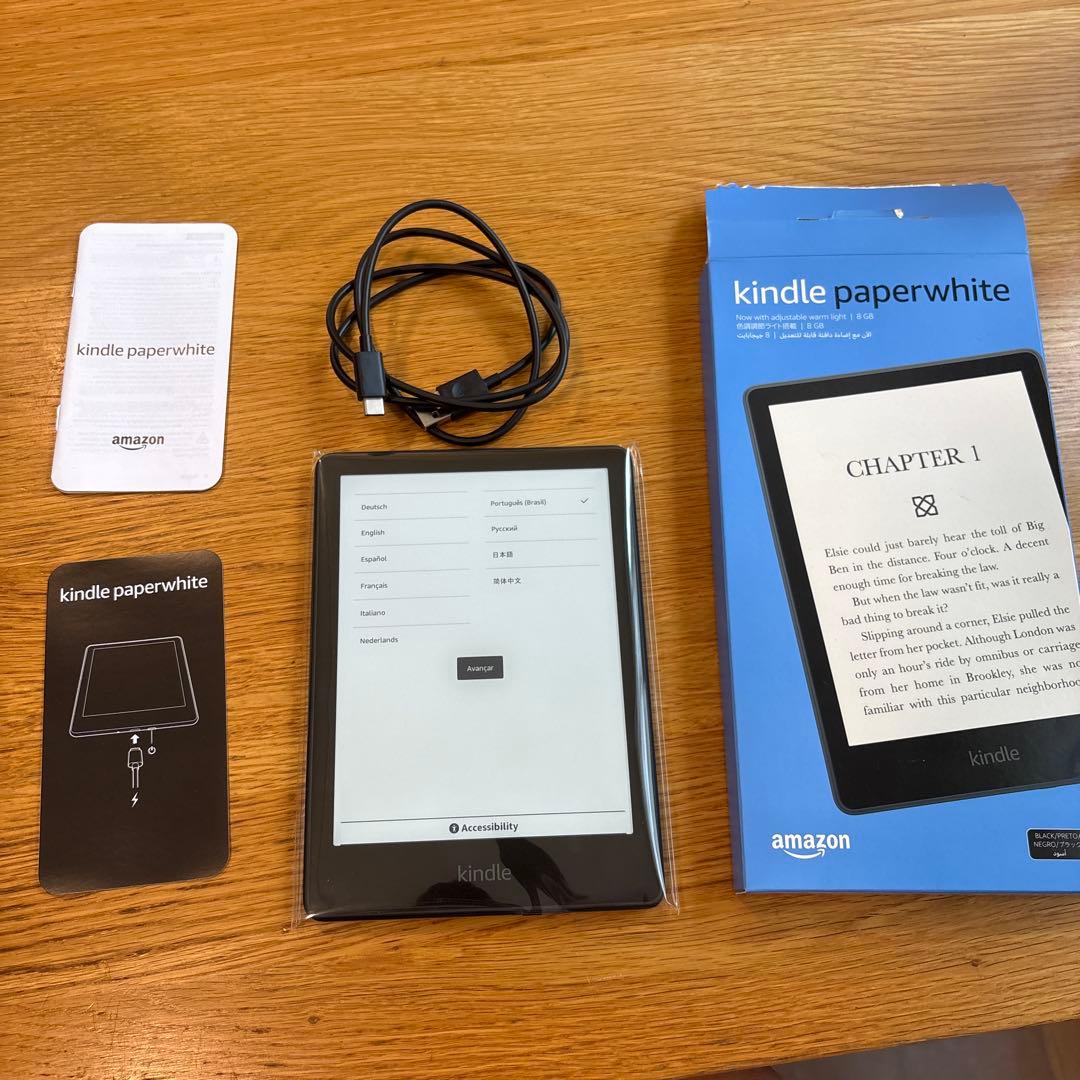 Kindle Paperwhite第11世代 8GB 広告あり　ケース付き