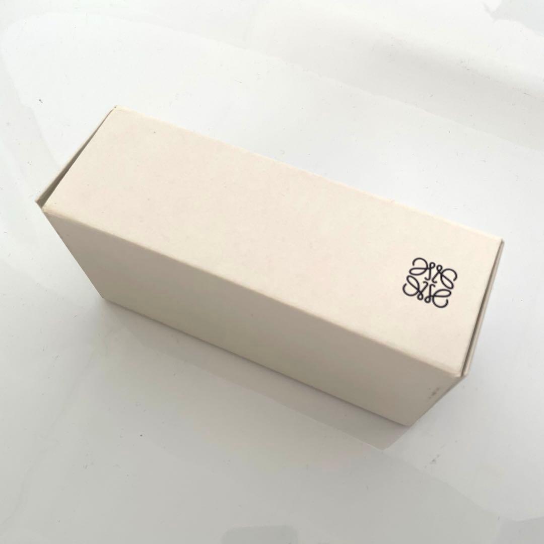 【美品】LOEWE ロエベ レザー ストラップ キーホルダー ブラック 本革