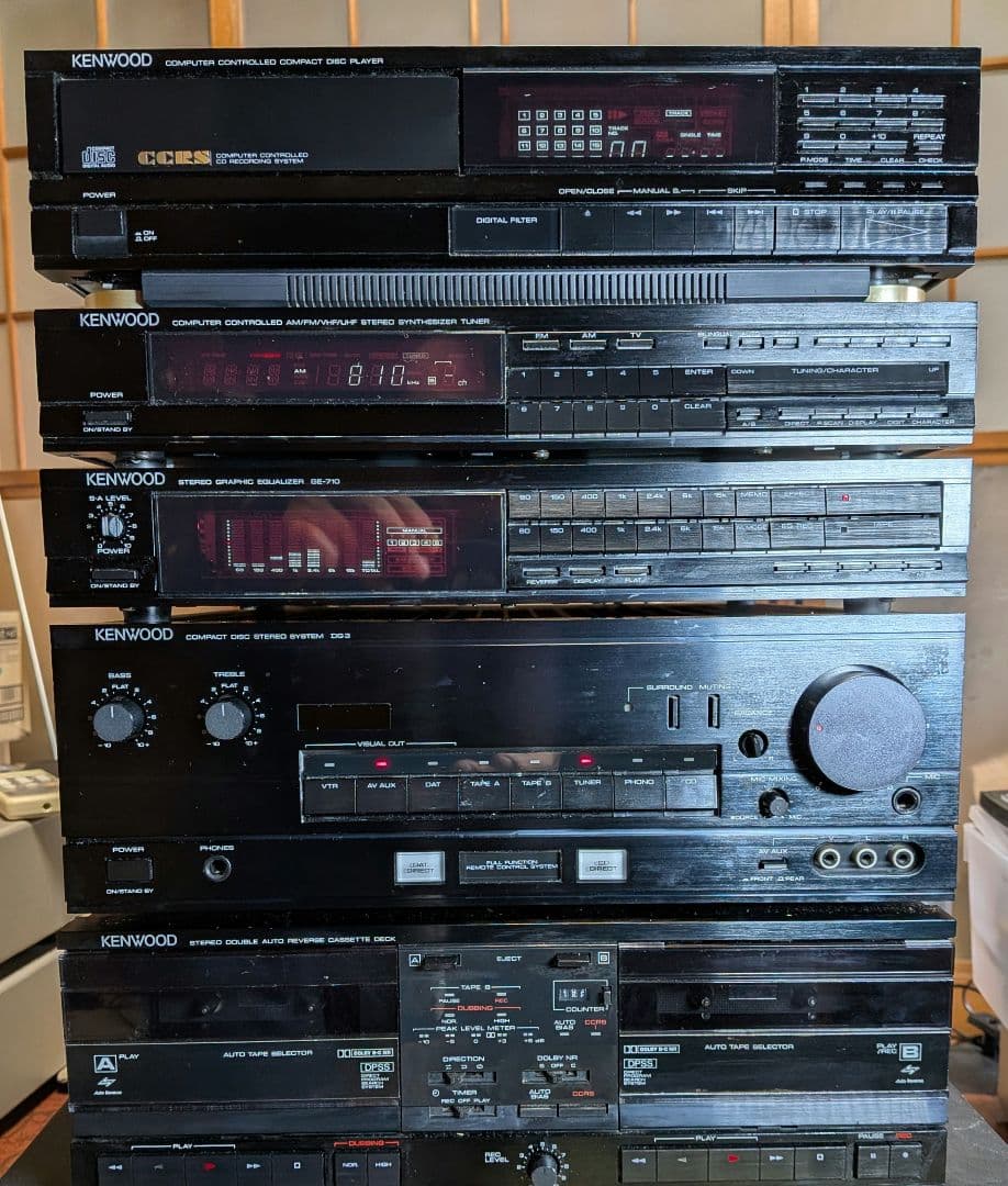 ★ KENWOOD ROXY DG3 コンポ 一部ジャンク